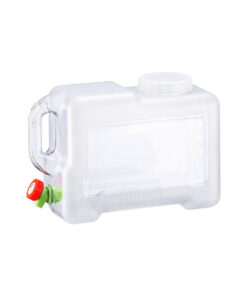Канистра для воды портативная, прозрачная с краном, 12 литров, (HH-046С-12)