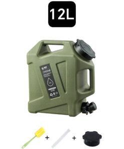 Канистра для воды портативная с краном - 12 литров, (HH-046B-12)