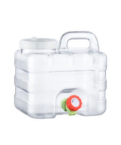 Канистра для воды портативная, прозрачная с краном, 7,5 литров, (HH-046С-7)