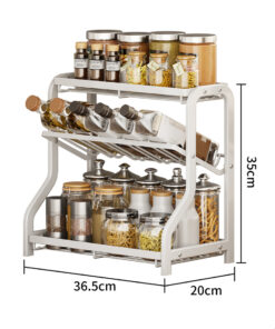 Органайзер для специй на кухню / Цвет: белый, (HH-052B)